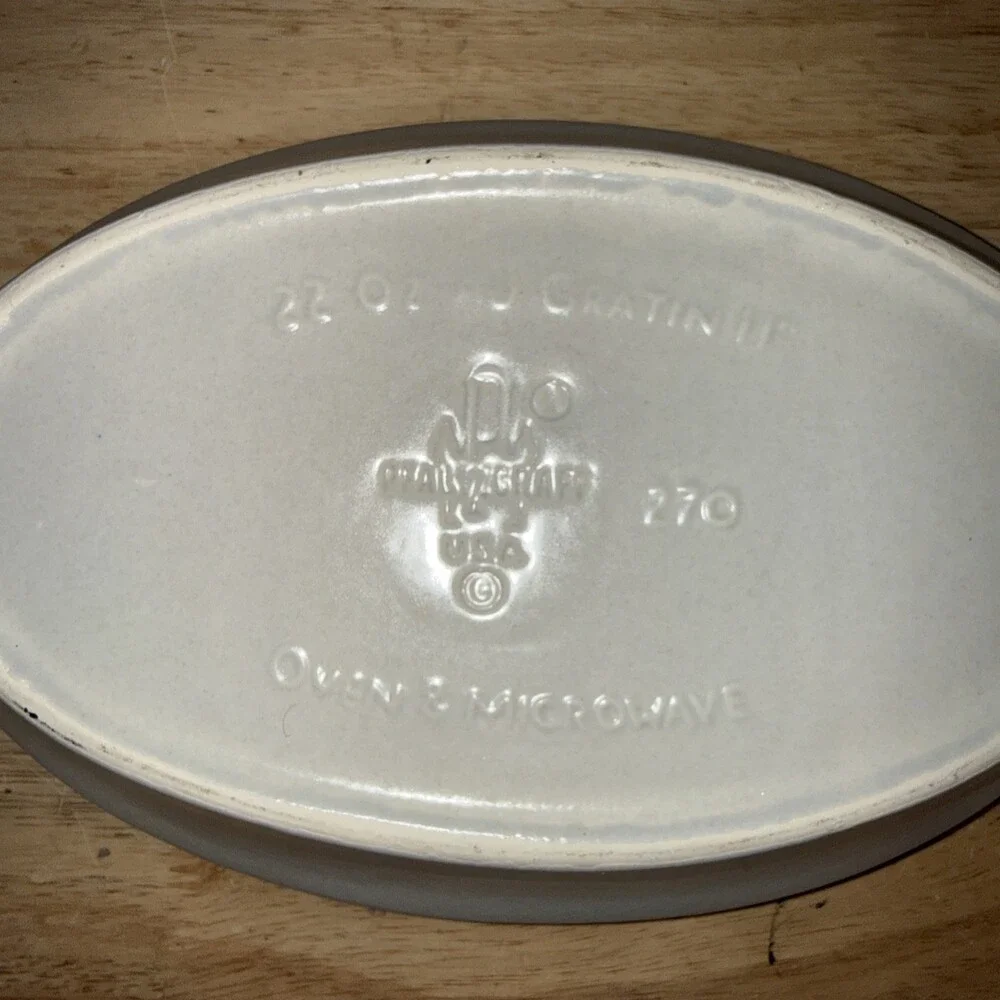 Pfaltzgraff Yorktowne Set Of Three‎ Bakeware #241-#265-#270 Dishes Blue Flowers